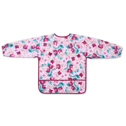 BabyOno prijuostėlė su rankovėmis gėlės 24m+ 1477/01 image 1