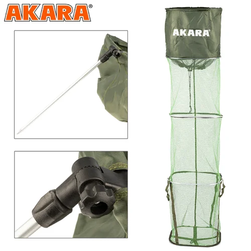 AKARA SA3S-L200-40/50 Tinklas Žuvies Laikymui, 40x50x200, 3 sekcijos image 1