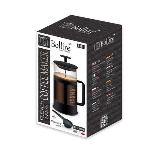 Bollire BR3104 kavinukas su sieteliu, 1 L image 2