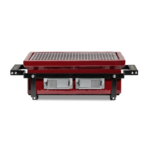 Kamado Bono HIBACHI EVO SQUARE Raudona 42 cm image 1