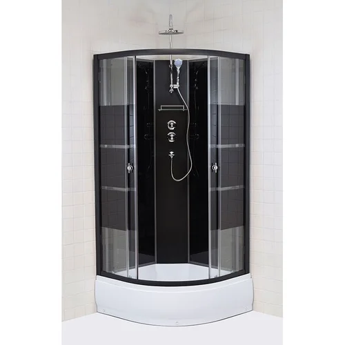 ERA 80 BS Black Vario Dušo kabina 80×80×240 cm image 1