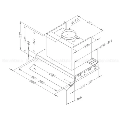 NOVY Fusion Pro 8710 Pilnai įmontuojamas 60 cm image 3