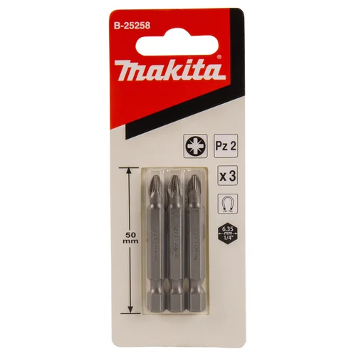 Makita B-25258 Sukimo antgalis PZ2x50mm (3 vnt.) image 3