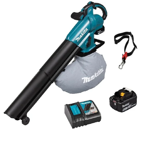 Makita DUB187T002 18V 5Ah Akumuliatorinis lapų pūstuvas-siurblys image 1