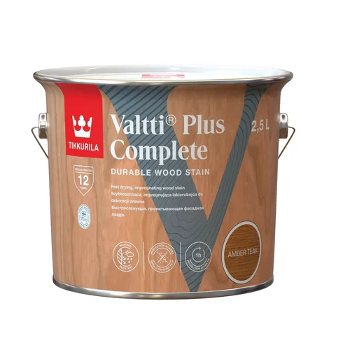TIKKURILA Valtti Plus Complete Medienos impregnantas 2,5 l tikmedžio sp. image 1