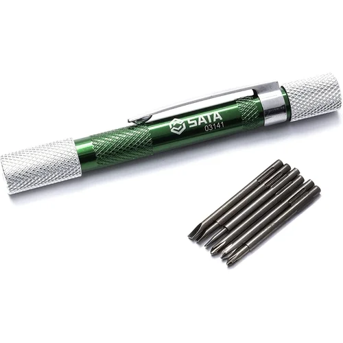 SATA atsuktuvas su keičiamais antgaliais mini 6 vnt. image 1