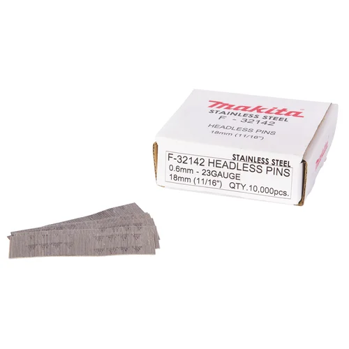 Smeigės Makita F-32142, 0,6X18mm, INOX P18S, 10.000 vnt image 1
