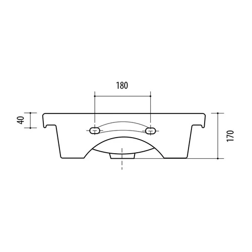 Praustuvė RIVA RIVA50A, 505×400 mm image 3