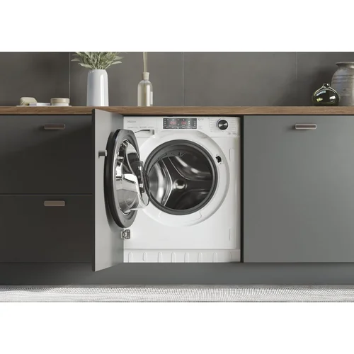 Haier HWQ90B416FWB įmontuojama skalbimo mašina, 9 kg image 3