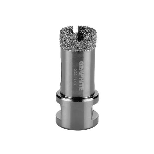 GRAPHITE Deimantinė gręžimo karūnėlė 22 mm x M14 image 1
