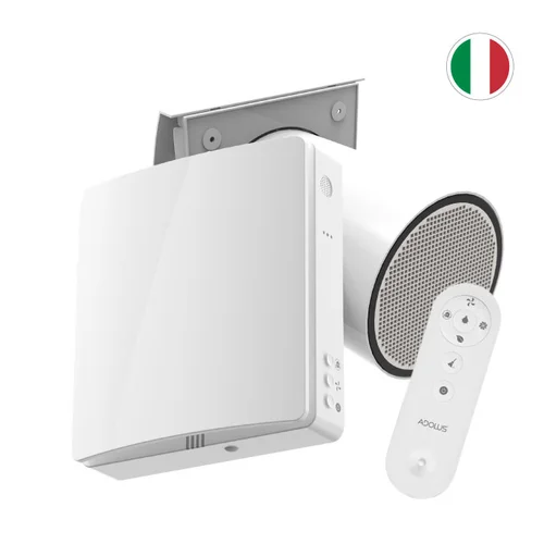 Adolus AD-L50H-W mini rekuperatorius su drėgmės jutikliu ir WiFi image 1
