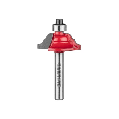 GRAPHITE Frezavimo antgalis HM, 28,6 x 11,7 mm, kotas 6 mm image 1