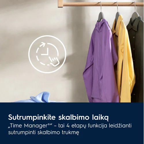 Electrolux EW6F8492E, 9 kg skalbimo mašina image 2