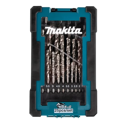 Makita D-67555 Grąžtų komplektas, 25 vnt., metalui, HSS-G image 2