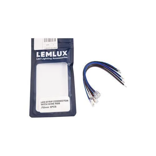 LEMLUX LED Juostos Jungtis RGB 15 cm laidų 5 vnt image 2