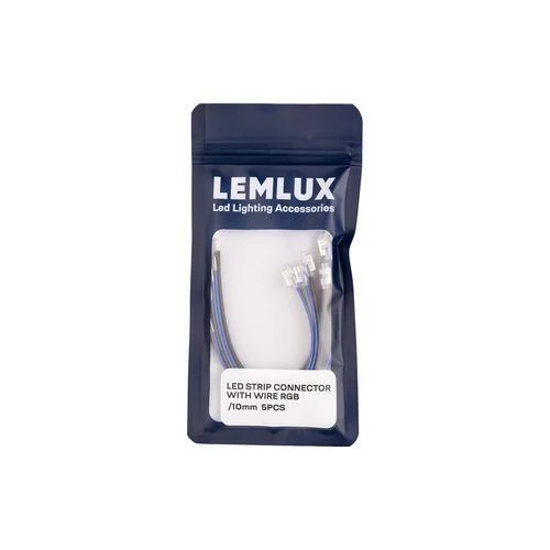 LEMLUX LED Juostos Jungtis RGB 15 cm laidų 5 vnt image 3