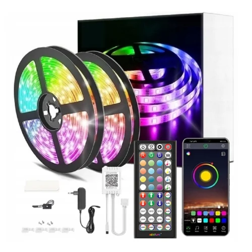 Išmani 5050 RGB LED Juosta 10 m su Bluetooth funkcija image 1
