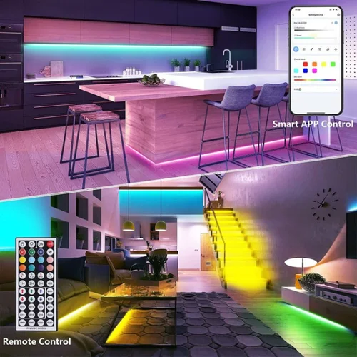 Išmani 5050 RGB LED Juosta 10 m su Bluetooth funkcija image 3