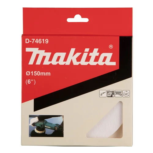 Makita D-74619 Poliravimo vilna, vidutinio dydžio, 150 mm image 3