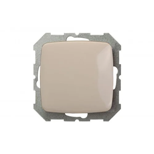 Kryžminis perjungiklis LIREGUS ALFA, Smėlio spalvos, 10 A, 250 V image 1