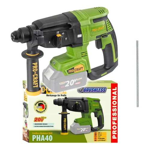 ProCraft PHA40bb SDS+ akumuliatorinis perforatorius image 1