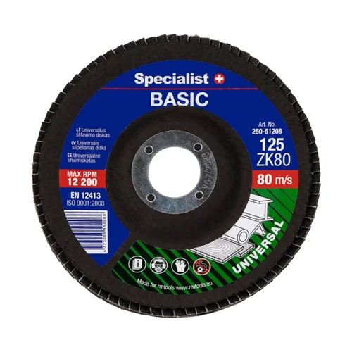 Specialist+ BASIC ZK80 125 mm lapelinis šlifavimo diskas image 1