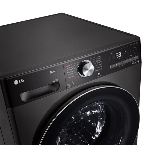 LG F4WV910P2SE, 10,5 kg, Juoda image 2