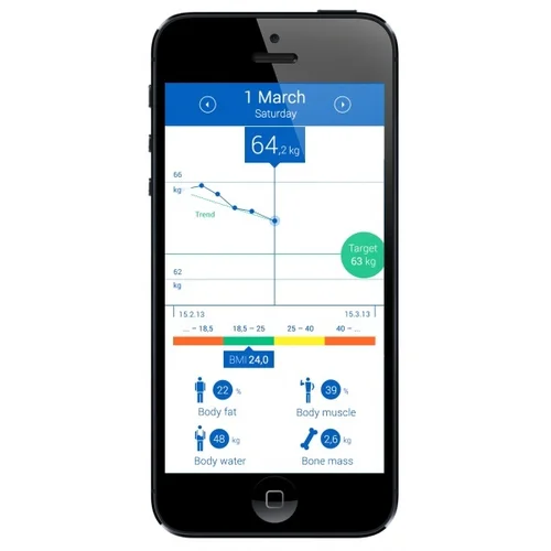 MEDISANA BS 440 CONNECT kūno analizavimo svarstyklės su Bluetooth funkcija image 2