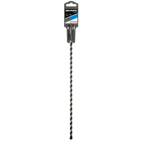 GRAPHITE Grąžtas betonui 10×400 mm kietmetalio antgalis image 2
