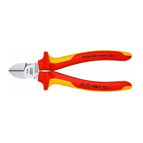 Šoninio kirpimo replės elektrikui 160mm (1000V) KNIPEX image 1