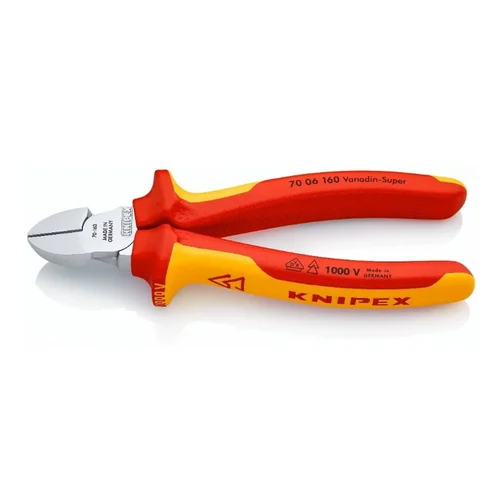 Šoninio kirpimo replės elektrikui 160mm (1000V) KNIPEX image 2