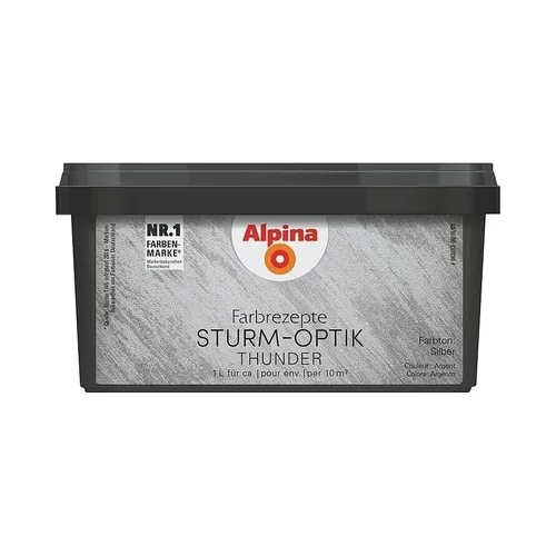 ALPINA Metall-Effekt Sturm Silber 1 l image 1