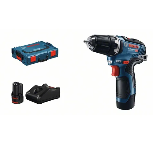 Bosch GSR 12V-35 akumuliatorinis gręžtuvas-suktuvas, 12 V, 2x3,0 Ah image 1