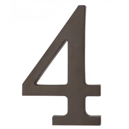 Namo numeris 4, 180mm juoda sp. image 1