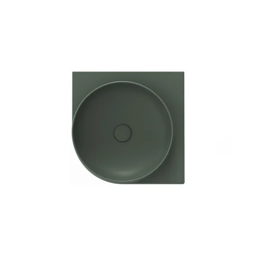 Keraminis praustuvas Yard 45 C, be angos maišytuvui, Grey Green image 1