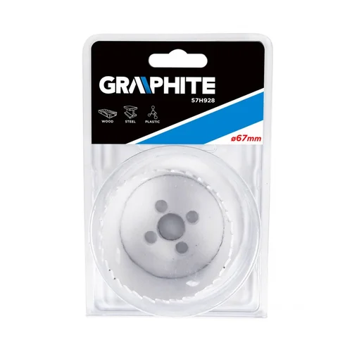 GRAPHITE Bi-metalinė gręžimo karūnelė 67 mm image 2