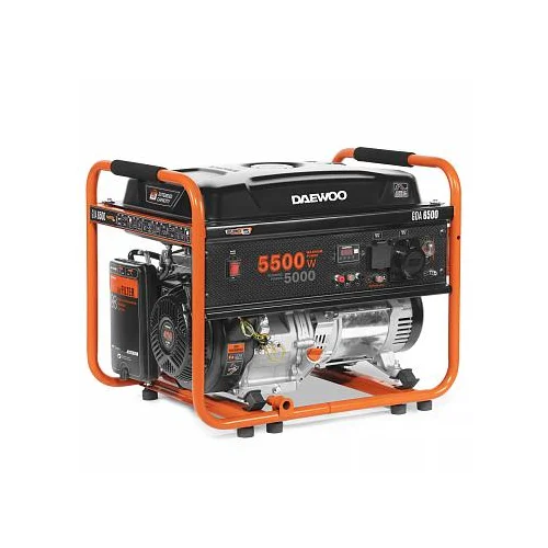 DAEWOO GDA 6500 benzininis generatorius, 5.0kW, 390cm³ image 1