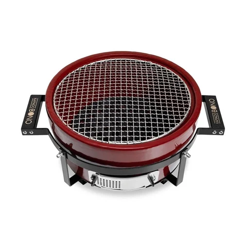Kamado Bono Hibachi EVO ROUND grilis, Raudona, 54 cm image 2