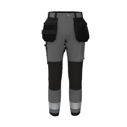 BoSafety TR-TENSIONPLUS-0602 darbo kelnės 46 Pilka/Juoda image 2