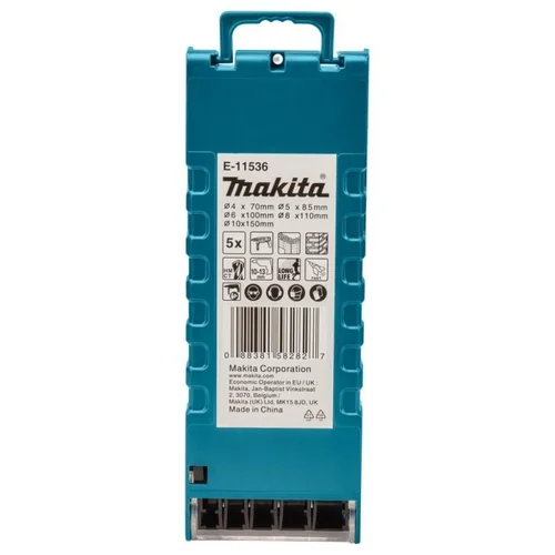 Grąžtų komplektas Makita E-11536, 5 vnt. image 3