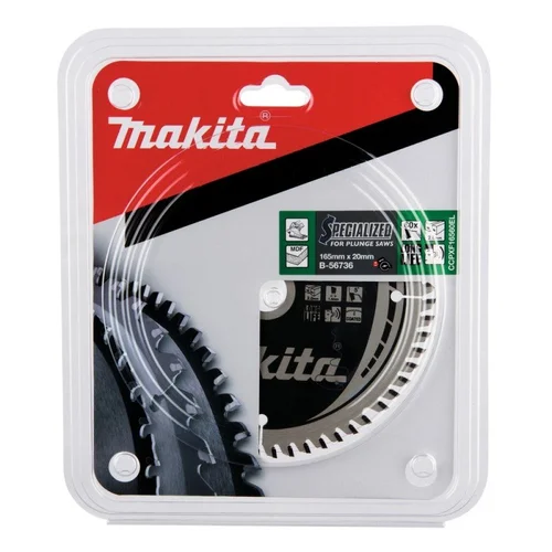 Makita 165 mm MDF pjovimo diskas, 60 dantų image 2