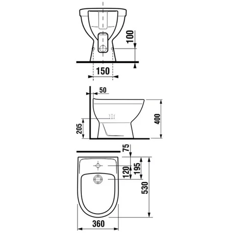 Jika Lyra Plus 32381 Pastatoma bidė image 2