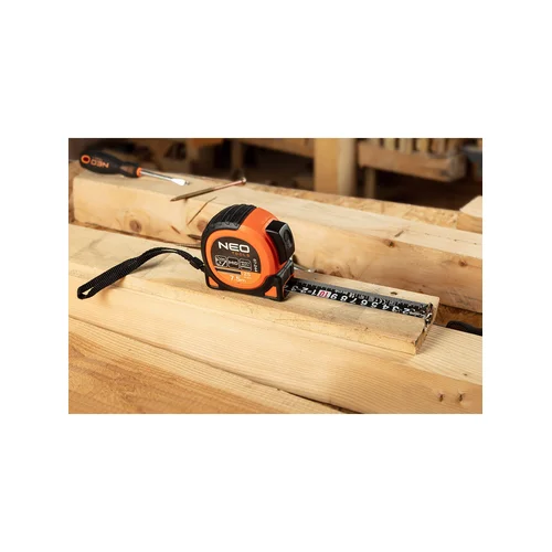 NEO TOOLS „Super Black“ plieninė ruletė 3 m x 16 mm image 2
