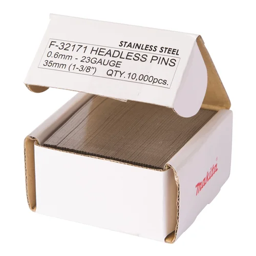 Makita F-32171 smeigės, 0,6×35 mm, INOX P35S, 10 000 vnt. image 2