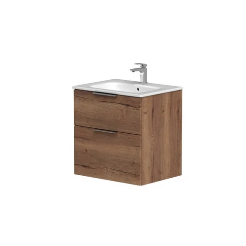 KAME BIG BUC/6-3DR/19-BIG Spintelė po stalviršiu 60 cm Tabako ąžuolas image 2