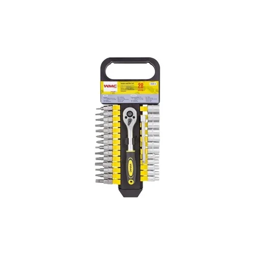 WMC TOOLS 2028-5 galvučių ir antgalių komplektas 28 vnt image 1