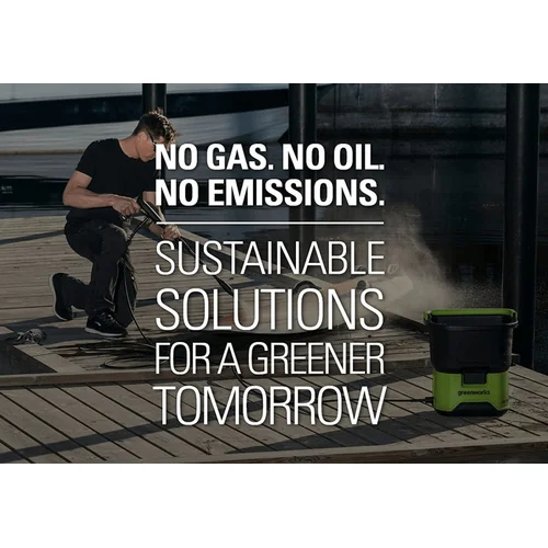 GreenWorks GDC40 Akumuliatorinė aukšto slėgio plovykla, 40 V image 3