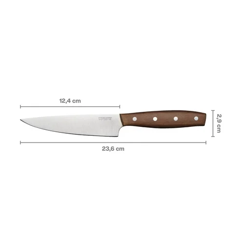 Fiskars Virėjo peilis 12 cm, nerūdijantis plienas/medis, 1075693 image 3