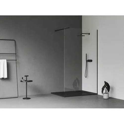RAVAK Walk-In Wall Set 120 cm juodas rėmas skaidrus stiklas image 2