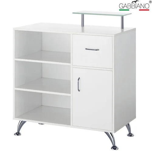 GABBIANO Q-0833 Petit Glass White registratūros stalas image 2